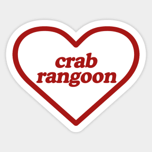 Crab Rangoon Shirt | Crab Rangoon Gift | Best Friend Gift | Crab Rangoon Sticker